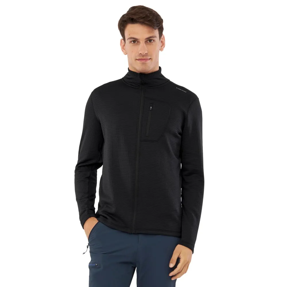 Viking Midlayer Admont Sweatshirt Met Rits Zwart