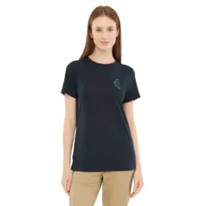 Viking Rune Bamboo T-shirt Met Korte Mouwen Marineblauw