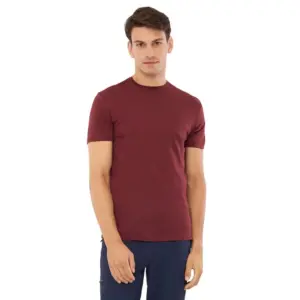 Viking Salen Merino T-shirt Met Korte Mouwen Claret