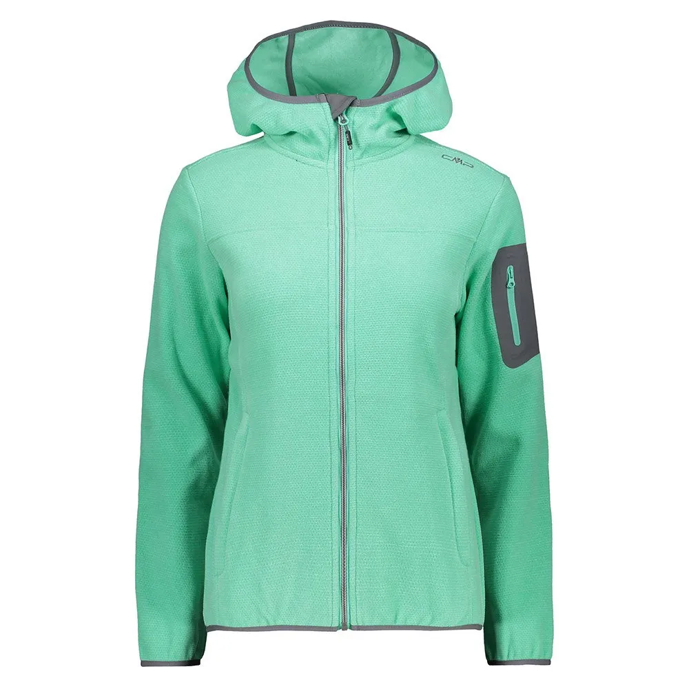 Cmp 38h2196 Fleece Met Kap Aquamint