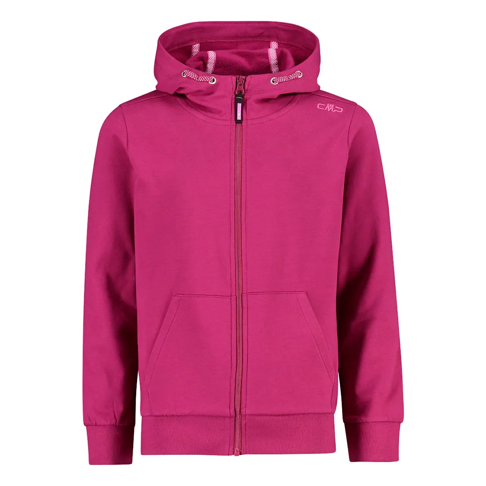 Cmp Fix Hood Full Zip 31d4355 Fleece Sangria