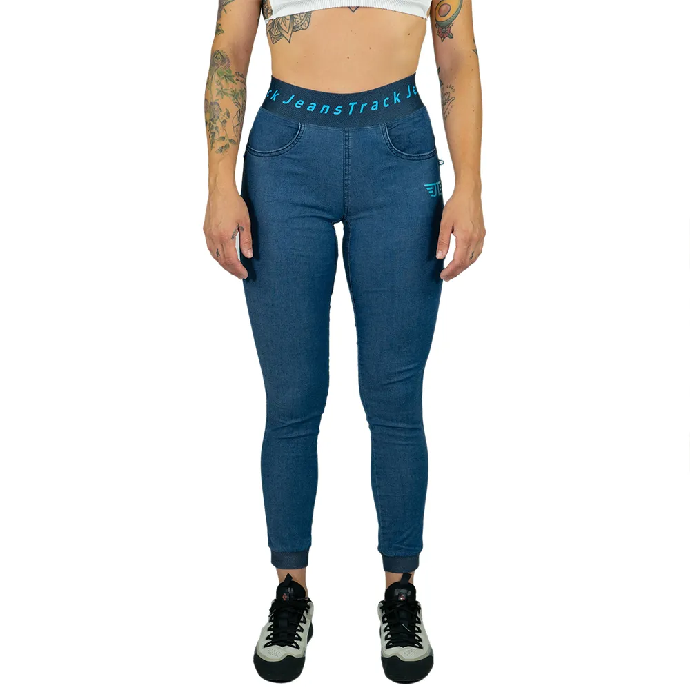 Jeanstrack Dena Dirty Spijkerbroek Blauw