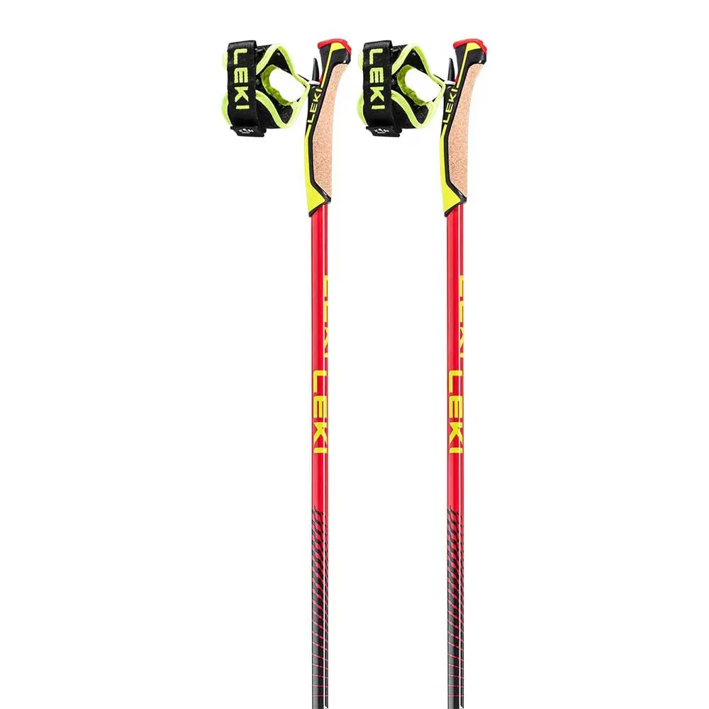 Leki Alpino Mezza Ultralite Stokken Rood