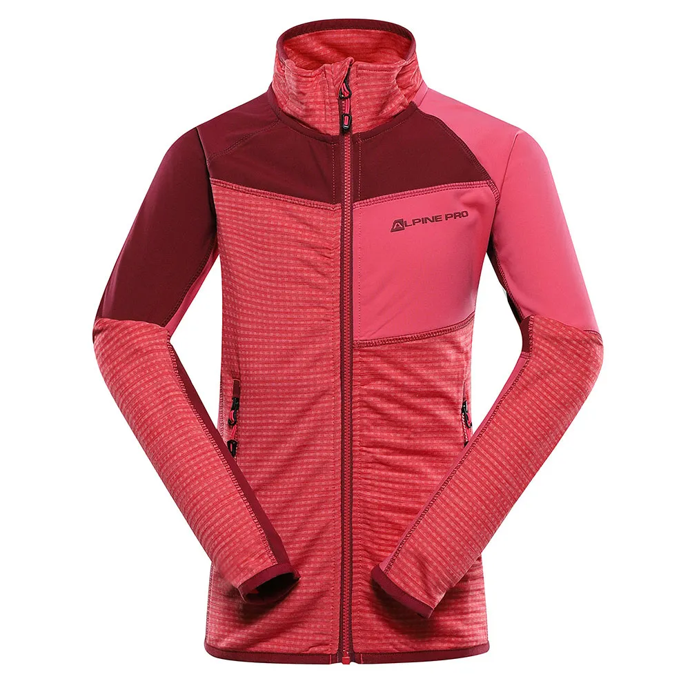 Alpine Pro Onneco 2 Fleece Met Volledige Rits Raspberry