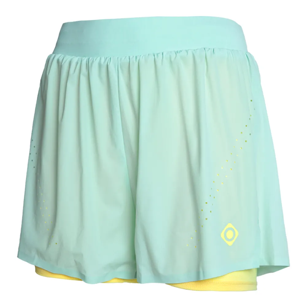 Izas Limoges Korte Broek Geel