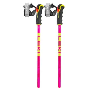 Leki Alpino Spitfire 3d Stokken Neonmagenta / Neonyellow / Berry