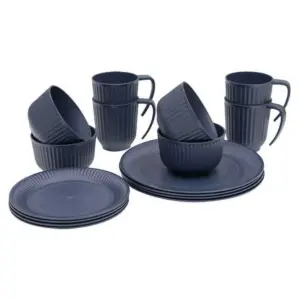 Outwell Delish 2 Pax Serviesset Marineblauw