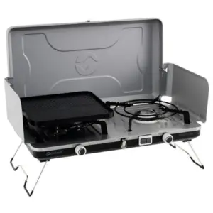 Outwell Merapi Pro Duo Deluxe Gascampingkeuken Zilver