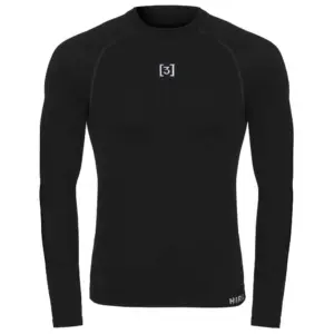 Hiru Thermal Merino Lange Mouwen Basislaag Zwart