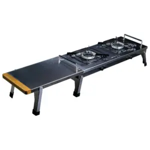 Ridgemonkey Cookstation Double Gascampingkeuken Zwart