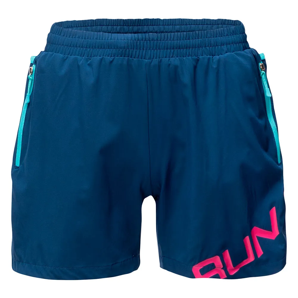 Iq Ireno Korte Broek Blauw