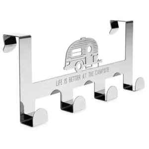 Camco Kledinghanger Met 4 Haken Zilver
