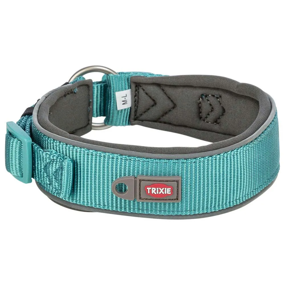 Trixie Premium Hondenhalsband Aqua / Graphite