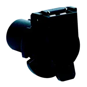 Fultyme Rv 7-weg Rond Draaivergrendelingsconnector Zwart