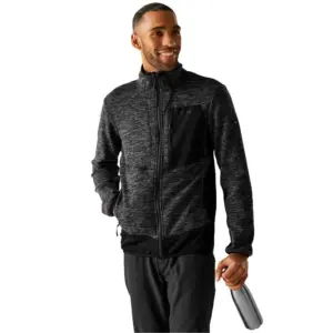 Regatta Baslinn Fleece Met Volledige Rits Zwart
