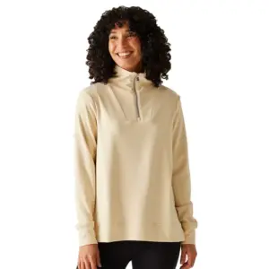 Regatta Demmi Fleece Met Halve Rits Light Vanilla