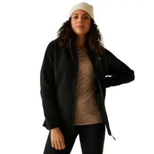 Regatta Elinn Fleece Met Volledige Rits Zwart