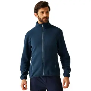 Regatta Elnut Fleece Met Volledige Rits Denim