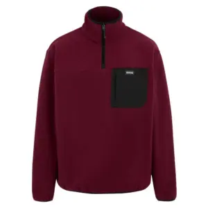 Regatta Frankie Fleece Met Halve Rits Dark Maroon