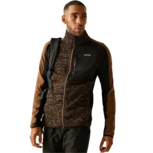 Regatta Oakar Fleece Met Volledige Rits Zwart