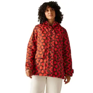Regatta Orla Mid Length Wp Regenjas Rood