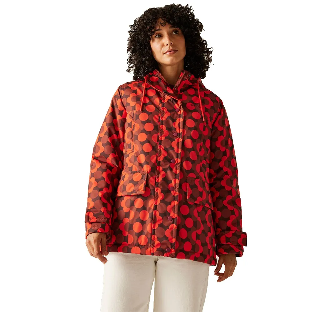 Regatta Orla Mid Length Wp Regenjas Rood