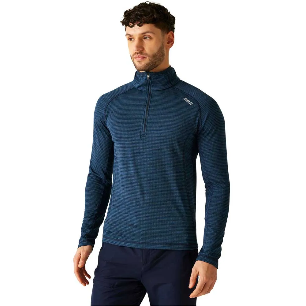 Regatta Yonder Ii Fleece Met Halve Rits Denim
