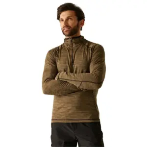 Regatta Yonder Ii Fleece Met Halve Rits Bruin