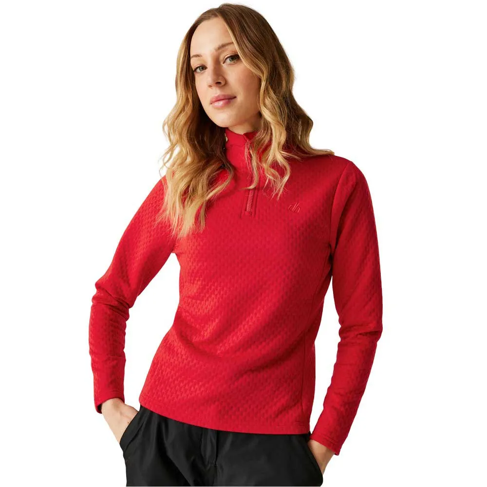 Dare2b Blindside Sweatshirt Met Halve Rits Rood