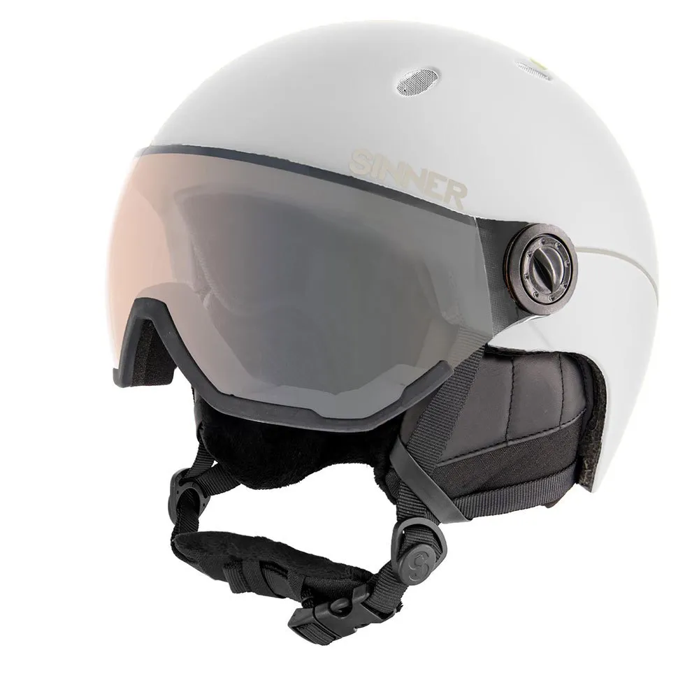 Sinner Titan Visor Helm Met Vizier Wit