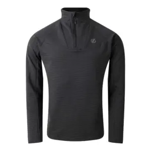 Dare2b Dignify Iv Core Stretch Sweatshirt Met Halve Rits Zwart
