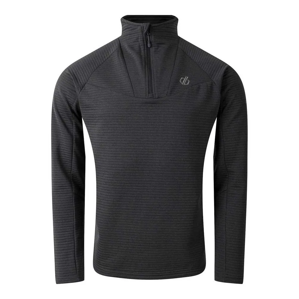 Dare2b Dignify Iv Core Stretch Sweatshirt Met Halve Rits Zwart