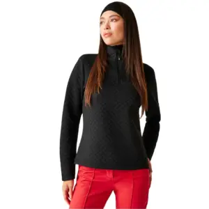 Dare2b Glamorize Iii Fleece Met Halve Rits Zwart