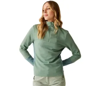 Dare2b Iced Core Stretch Sweatshirt Met Halve Rits Groen