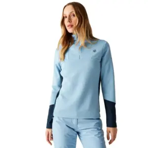Dare2b Iced Core Stretch Sweatshirt Met Halve Rits Marineblauw