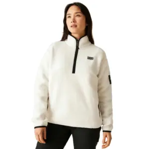 Dare2b Slide Out Fleece Met Halve Rits Egret