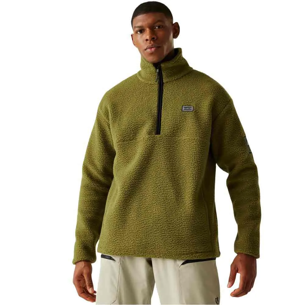 Dare2b Twin Tip Fleece Met Halve Rits Olijf