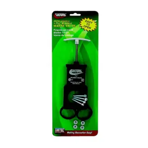 Valterra Bladex Afvalklep Met Metalen Handvat Zwart