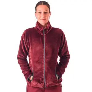 Lhotse Vanina Fleece Met Volledige Rits Mahogany
