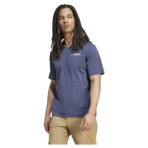 Adidas Terrex Multi Climacool T-shirt Met Korte Mouwen Marineblauw