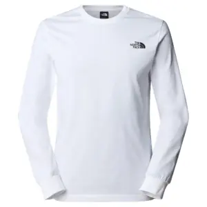 The North Face Easy Logo T-shirt Met Lange Mouwen Wit