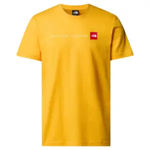 The North Face Never Stop Exploring T-shirt Met Korte Mouwen Goud