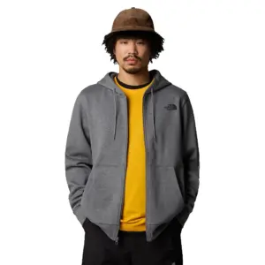 The North Face Simple Dome Sweatshirt Met Rits Grijs