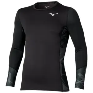 Mizuno Virtual Body G5 Lange Mouwen Basislaag Zwart