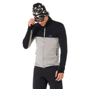 Oakley Apparel Canopy Fleece Met Volledige Rits Grijs