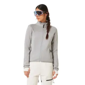Oakley Apparel Canopy Pro Fleece Met Volledige Rits Grijs