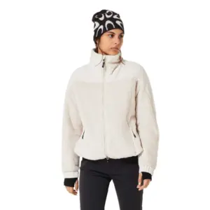 Oakley Apparel Mountain Fire Sherpa Fleece Met Volledige Rits Mist