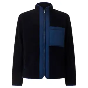 Oakley Apparel Off-slope Mountain Fire Sherpa Fleece Met Volledige Rits Zwart