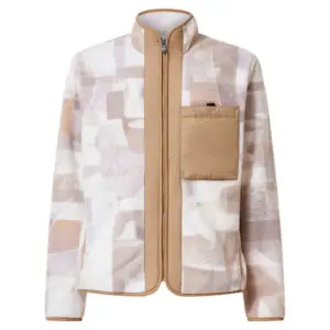 Oakley Apparel Off-slope Fire Sherpa Fleece Met Volledige Rits Mountain Camo Desert