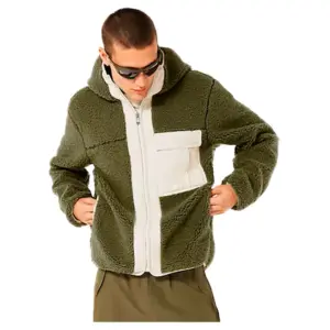 Oakley Apparel Snowdrift Sherpa Fleece Met Volledige Rits Groen